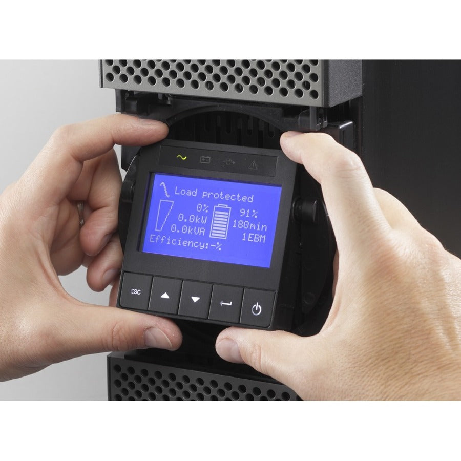 Eaton 9PX 2000VA 1800W 120V Rack/Tower Online Double-Conversion UPS with Extended Runtime and Cybersecure Network Card