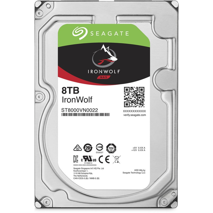 Seagate IronWolf ST8000VN0022 8TB NAS Internal Hard Drive for 24/7 Performance