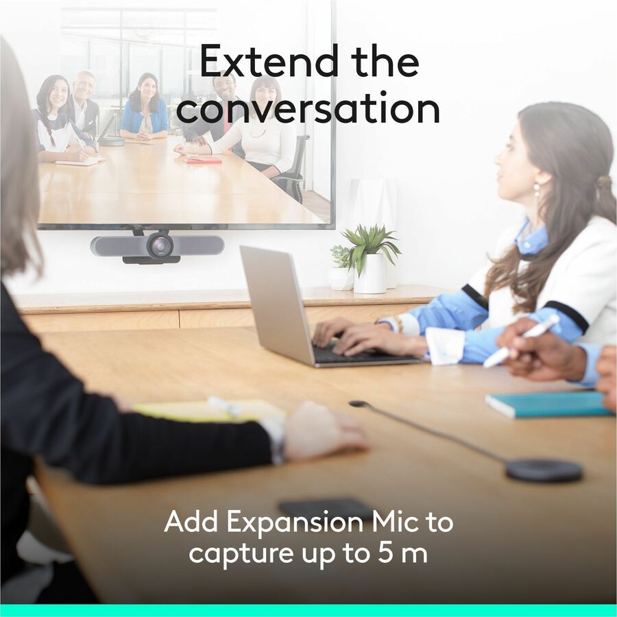 Logitech MeetUp ConferenceCam with 4K Optics and 120-Degree Field of View