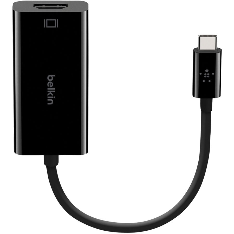 Belkin USB-C to HDMI Adapter (Part Number B2B144-BLK) – Supports 4K at 60Hz for High-Quality Video Streaming