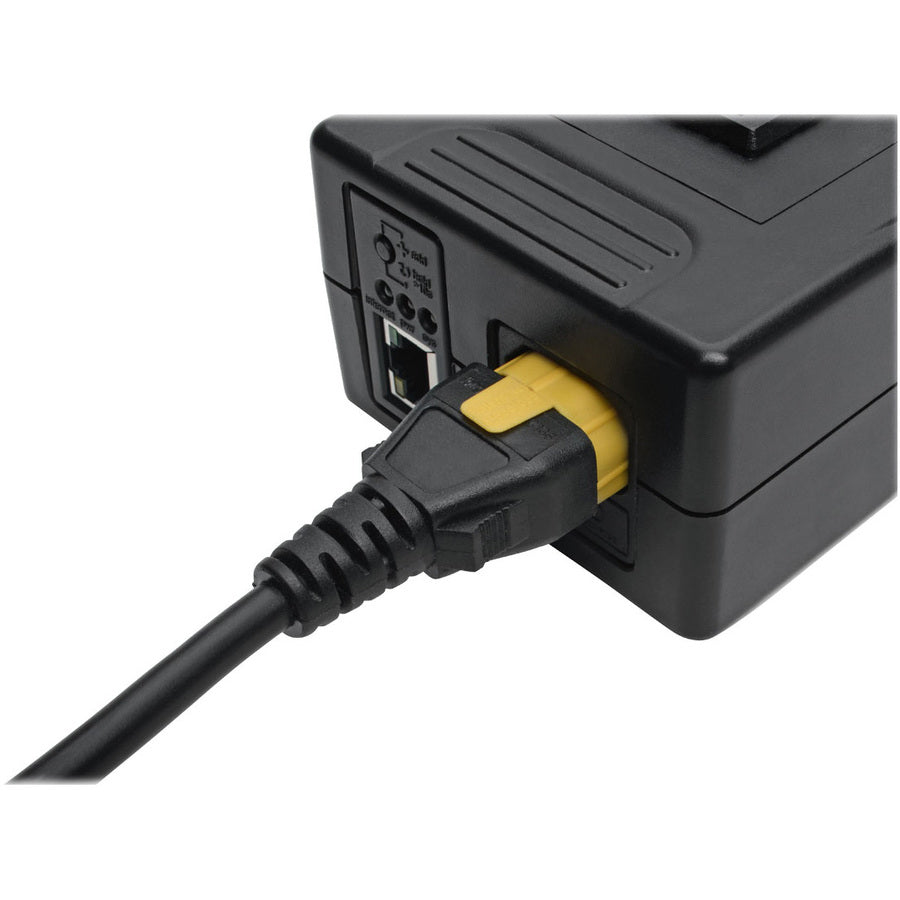 Eaton Tripp Lite Series PLC14YW Plug-Lock Inserts – Yellow C13 Power Cord Locking Solution (100 Pack)