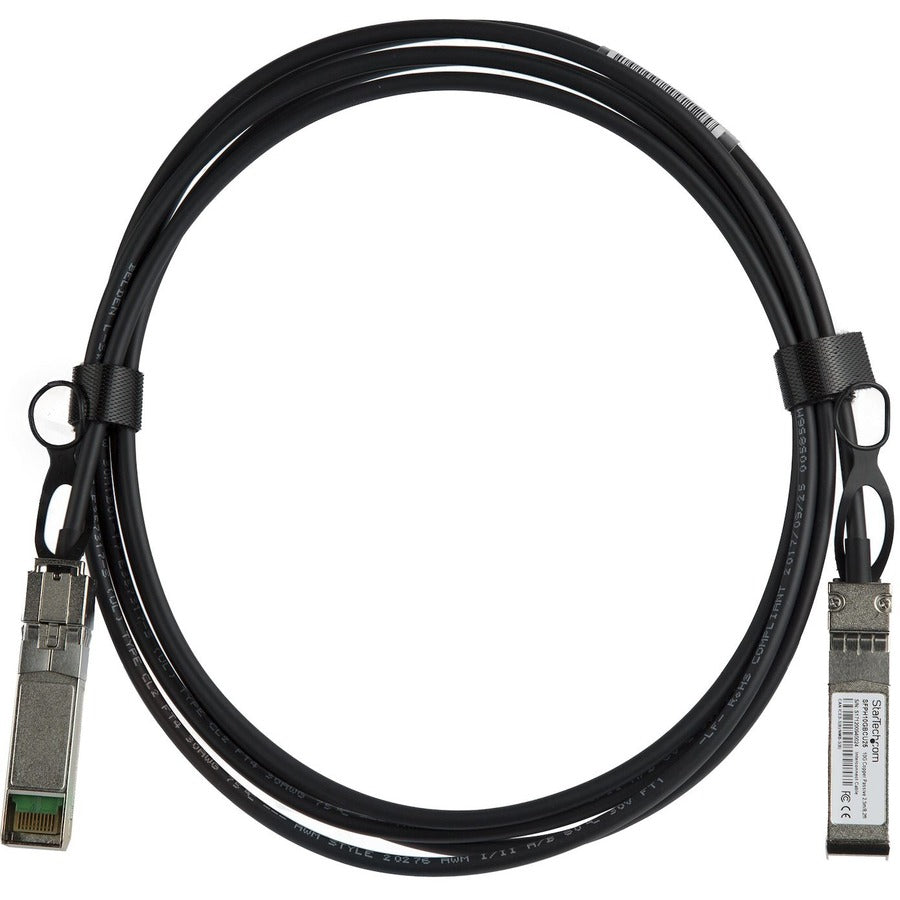 StarTech.com 2.5m 10G SFP+ to SFP+ Direct Attach Copper Cable for Cisco SFP-H10GB-CU2-5M