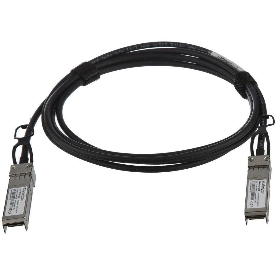 StarTech.com MSA Uncoded 2m 10G SFP+ to SFP+ Direct Attach Copper Cable (Part #SFP10GPC2M)
