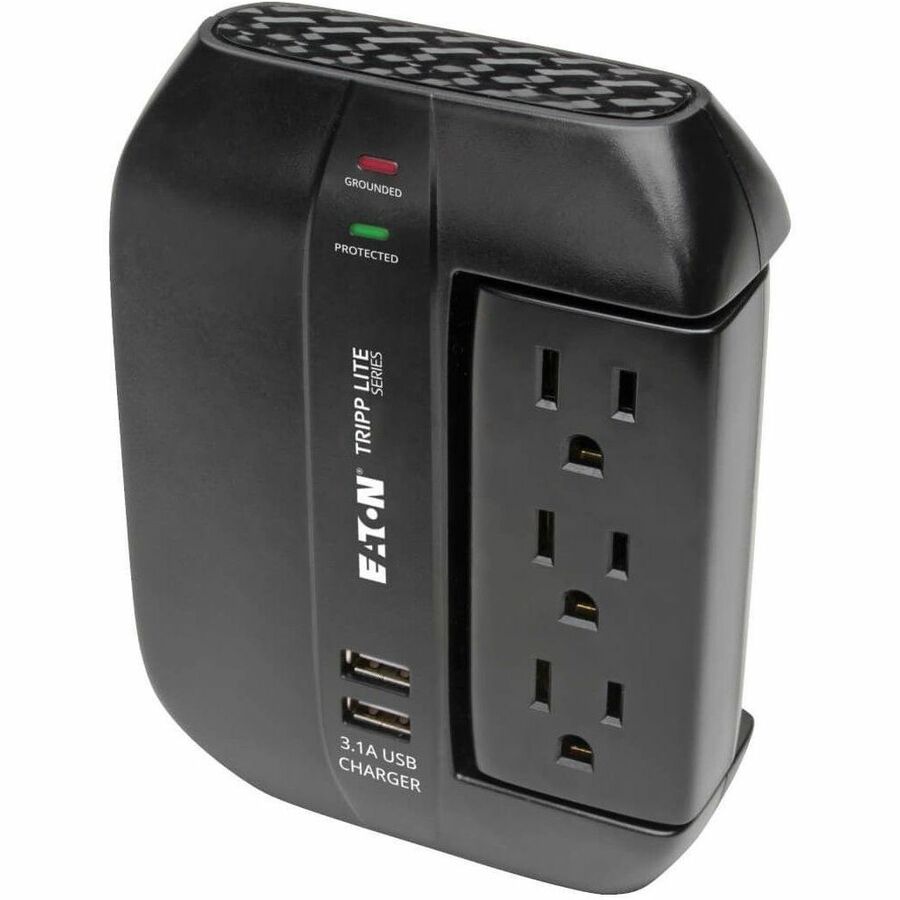 Eaton Tripp Lite Protect It! SWIVEL6USB 6-Outlet Surge Protector with USB Charging and Rotatable Outlets