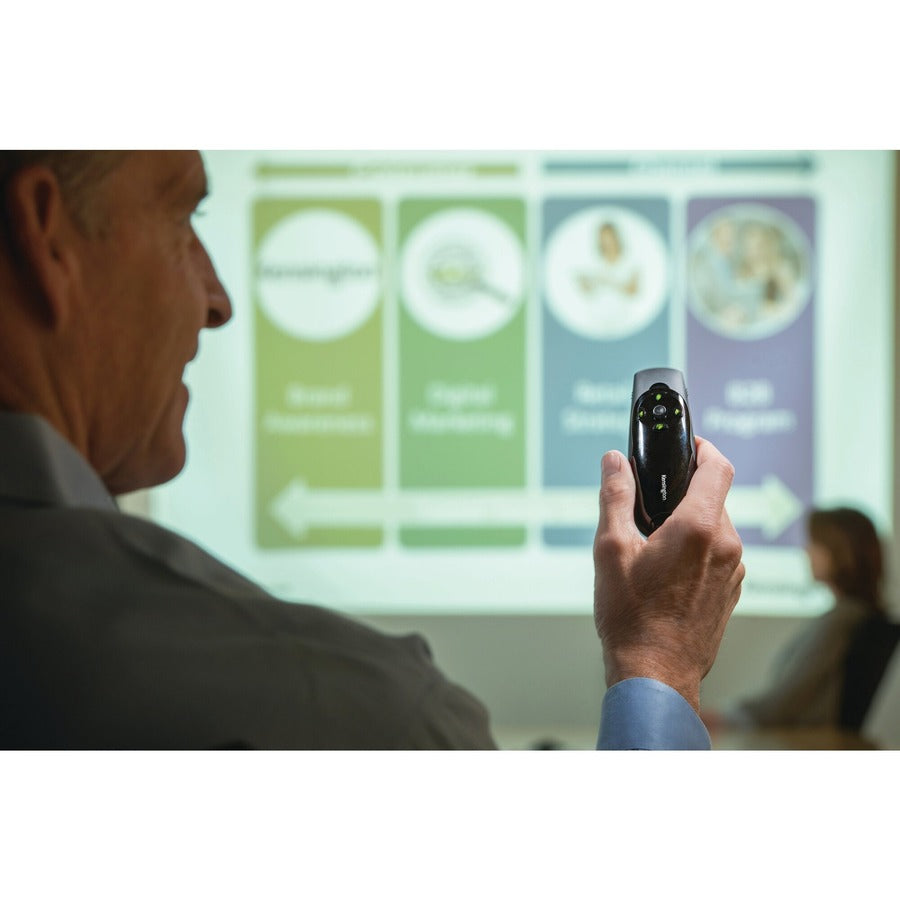 Kensington Presenter Expert Mouse/Presentation Pointer - Wireless Laser Control with 150-ft Range