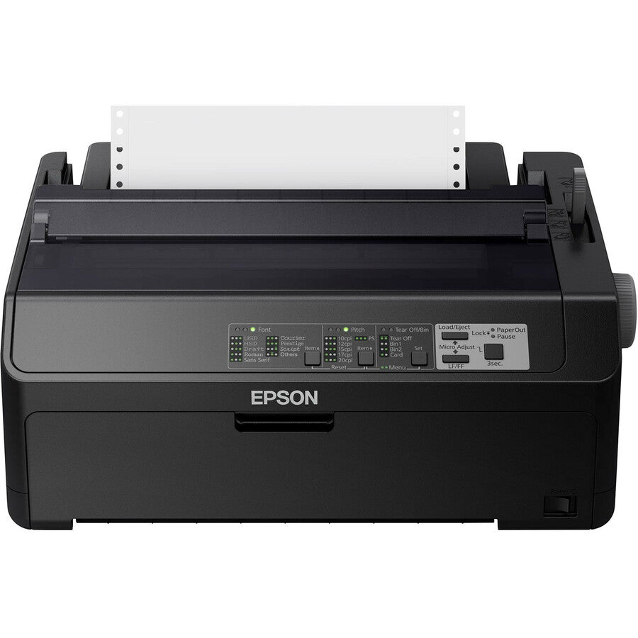 Epson LQ-590II N 24-pin Monochrome Impact Printer with Network Connectivity
