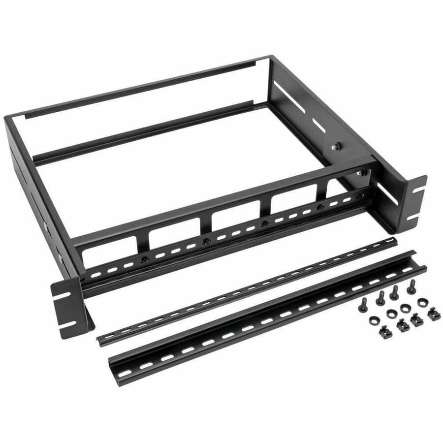 Eaton Tripp Lite Series SRDINRAIL2U Adjustable Rack-Mount DIN Rail Kit with Top Hat, Mini Top Hat, and G-Style Rails