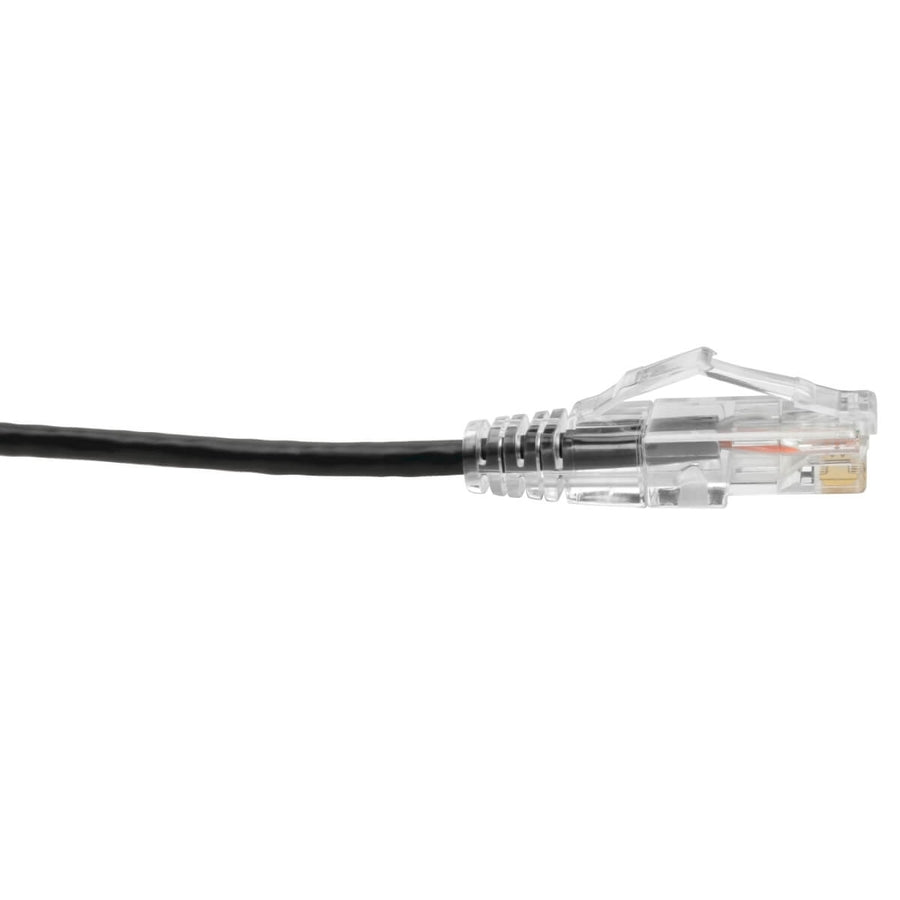 Eaton Tripp Lite Series Cat6 Gigabit Slim UTP Ethernet Cable, 15 ft, Black