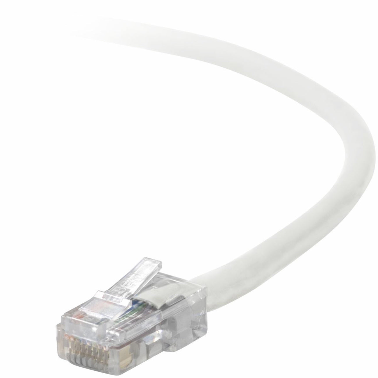 Belkin Cat5e Snagless Ethernet Patch Cable - 3 ft White for Fast Network Connections