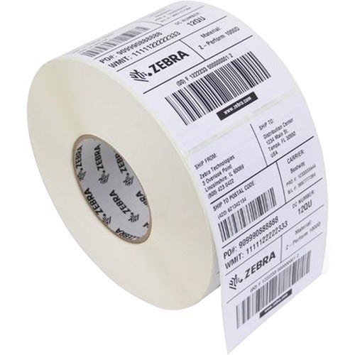 Zebra Technologies Z-Select 4000T 7.0 mil Thermal Transfer Tag – 4 x 6 inches, White, Rectangle, Pack of 860 Labels per Roll