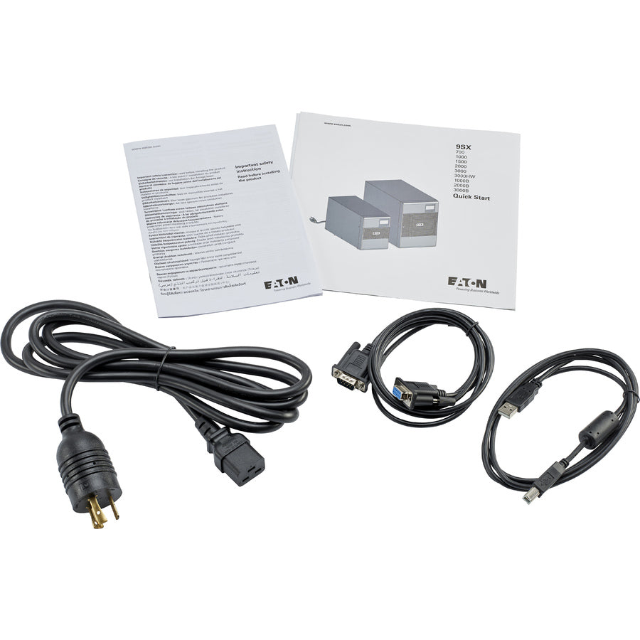 Eaton 9SX 3000VA Tower UPS with 2700W Power Capacity and Double Conversion Protection
