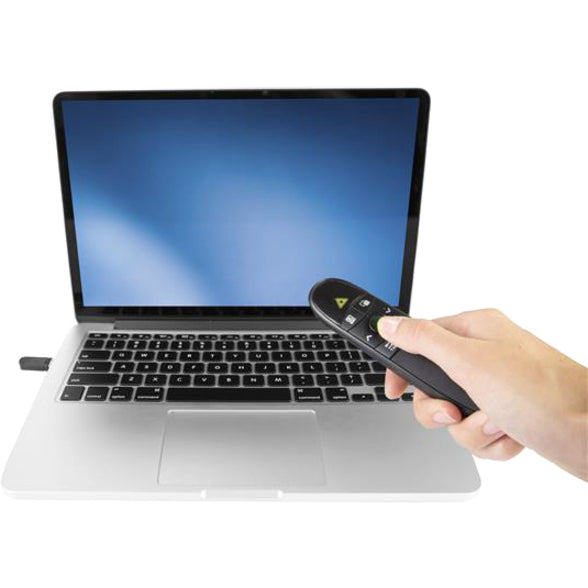 StarTech.com Wireless Presentation Remote with Green Laser Pointer - 90 ft. (27 m) USB Clicker for Mac and Windows