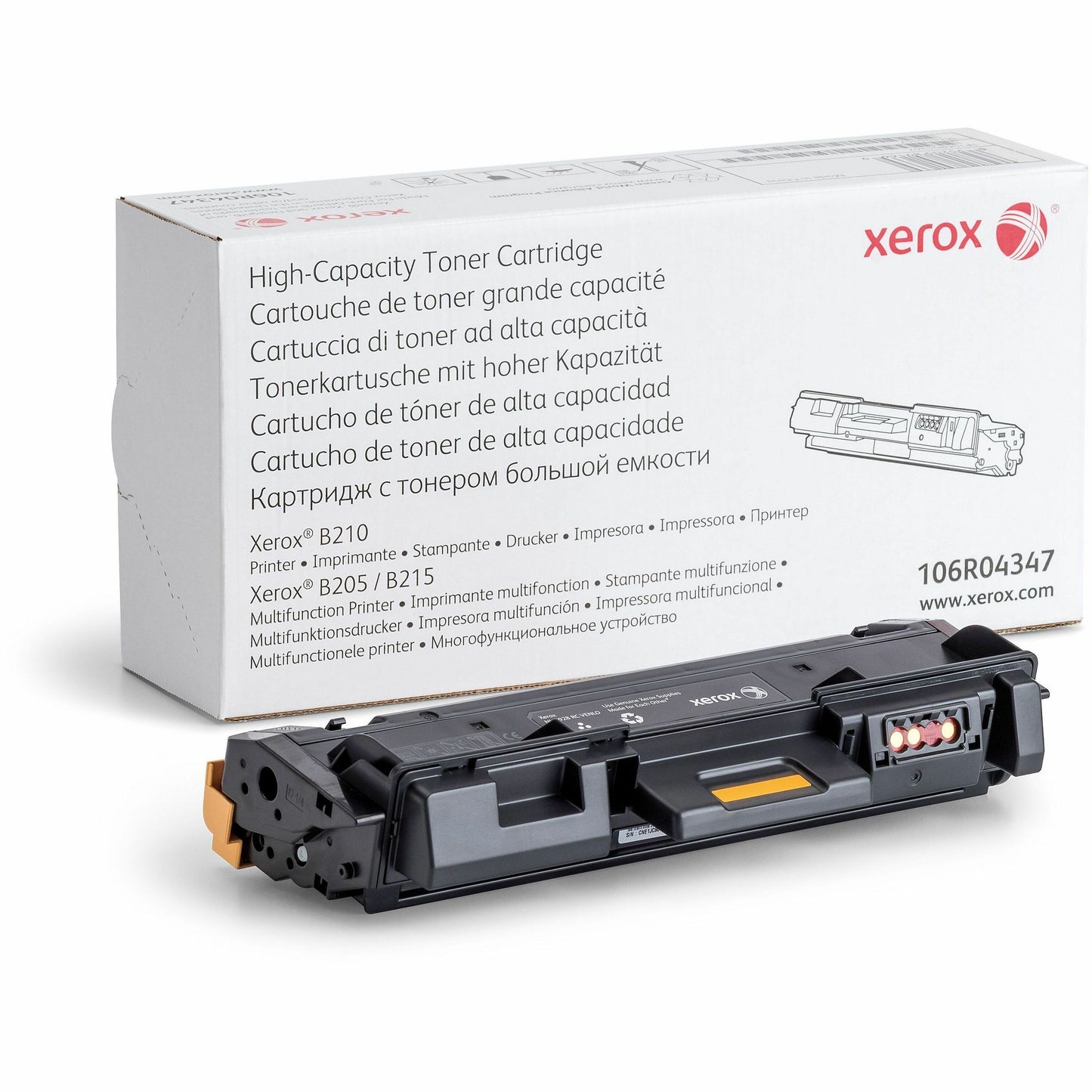 Xerox Genuine B210/B205/B215 High Capacity Black Toner Cartridge – 3000 Pages Yield