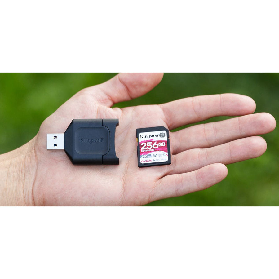 Kingston MobileLite Plus SD Reader MLP – High-Speed USB 3.2 Gen 1 Card Reader for UHS-II and UHS-I SD Cards