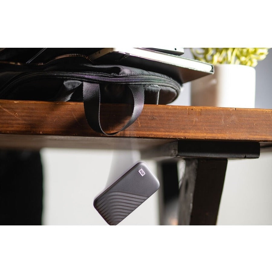 WD My Passport WDBAGF0020BGY-WESN 2TB Portable SSD Drive with USB 3.2 Gen 2, Space Gray
