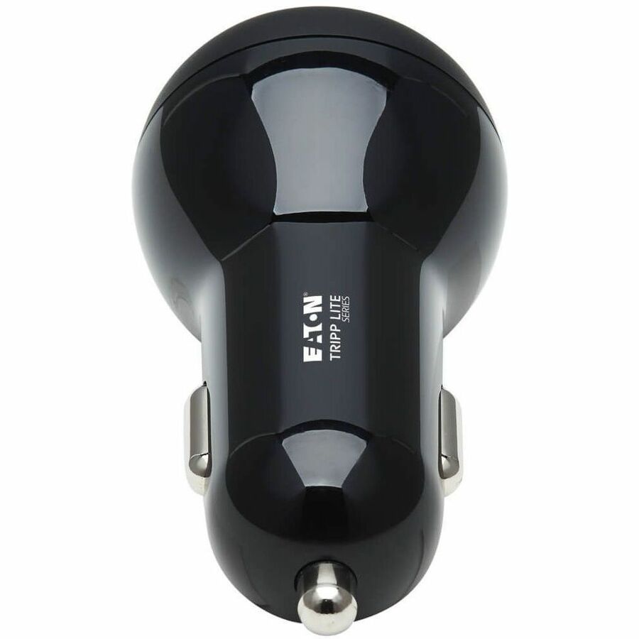Eaton Tripp Lite Series Dual-Port USB Car Charger U280-C02-39W-1B with 39W Power Delivery for Fast Mobile Device Charging
