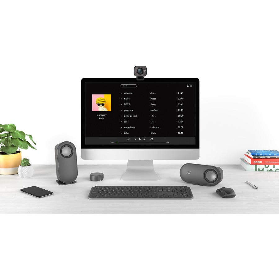 Logitech Z407 Bluetooth Speaker System with Subwoofer and Wireless Control – 40W RMS, Deep Bass, Versatile Connectivity