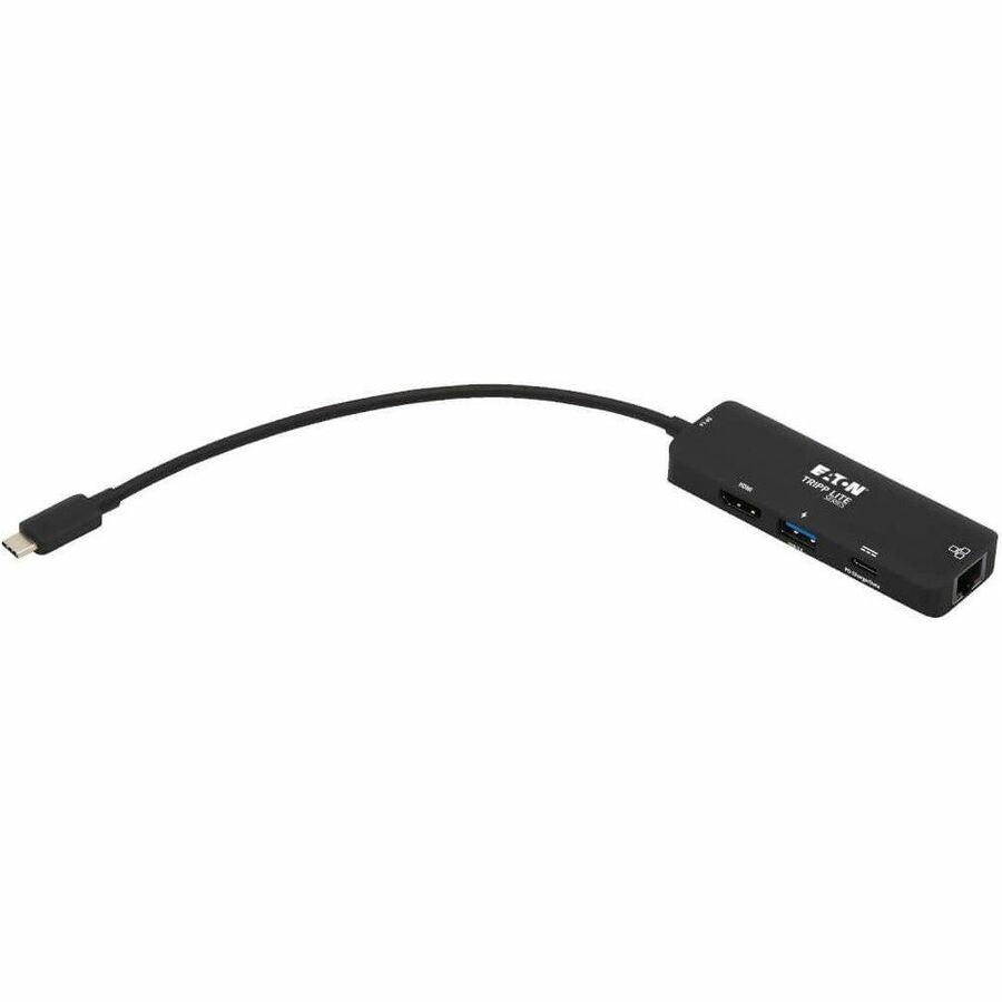 Eaton Tripp Lite Series USB-C Multiport Adapter with 4K HDMI, USB 3.1, Gigabit Ethernet and Power Delivery