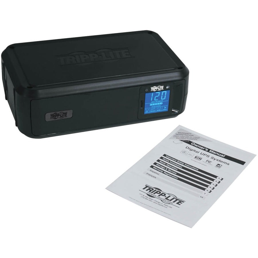 Eaton OmniSmart OMNI900LCD 900VA Line-Interactive Tower UPS with LCD Display and USB Port