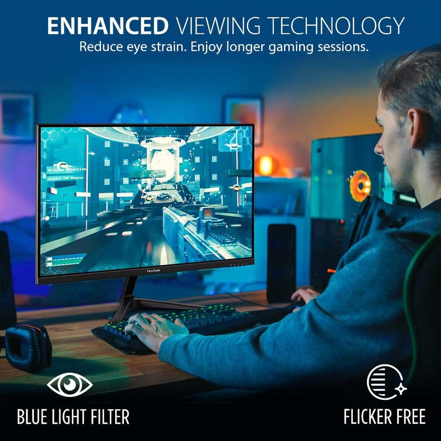 ViewSonic VX2718-P-MHD 27-Inch Full HD Gaming Monitor with 180Hz Refresh Rate and Adaptive Sync