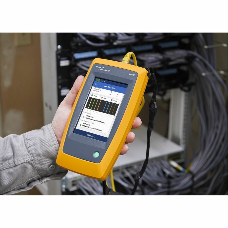 Fluke Networks LinkIQ Cable+Network Tester Advanced Kit for Cable Verification and Network Diagnostics