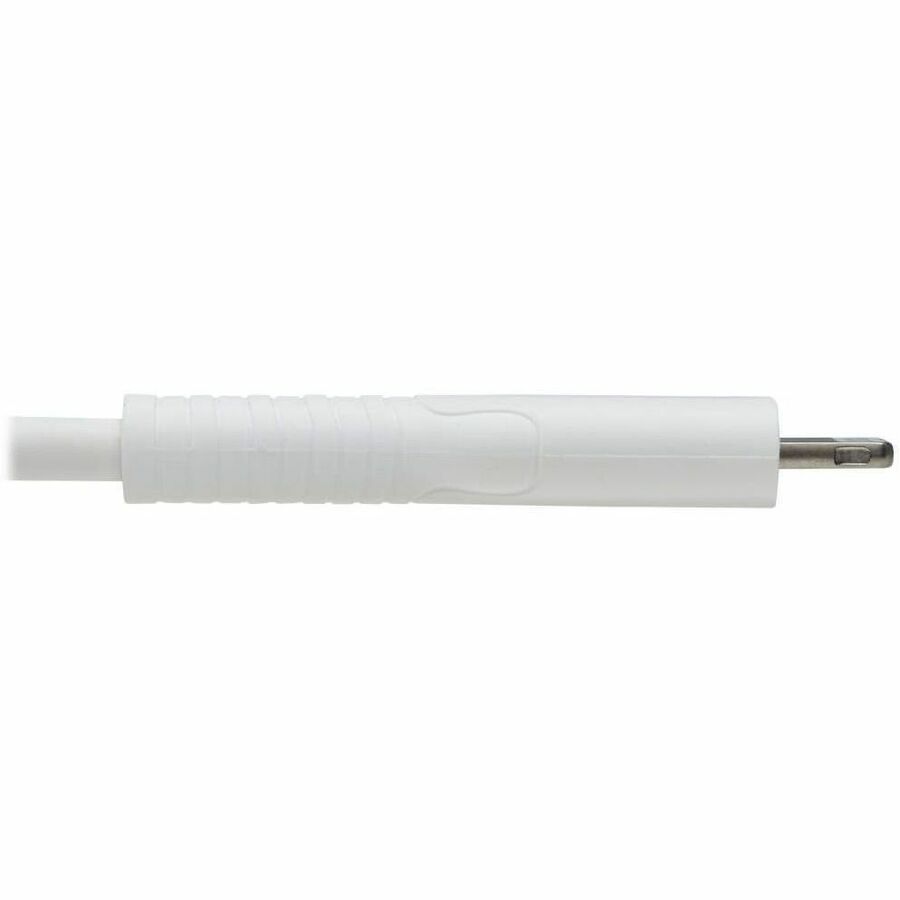 Eaton Tripp Lite Series Safe-IT USB-A to Lightning Sync and Charge Cable, 9.8 ft, MFi Certified, White