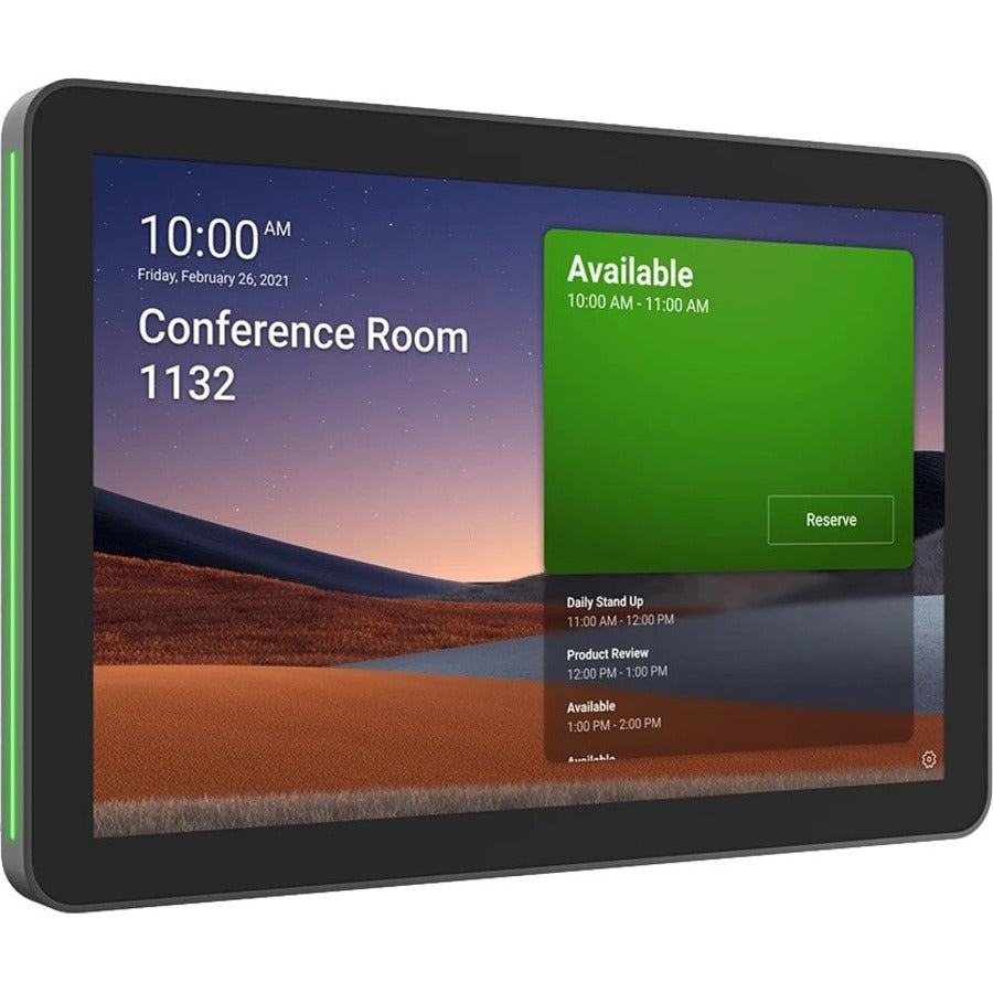 Logitech Tap Scheduler in Graphite – Meeting Room Scheduling Touch Screen with 10.1" Display