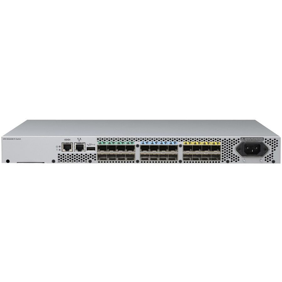 Hewlett Packard Enterprise SN3600B 32Gb 24/8 Fibre Channel Switch with 8 Ports and SFP+ Compatibility