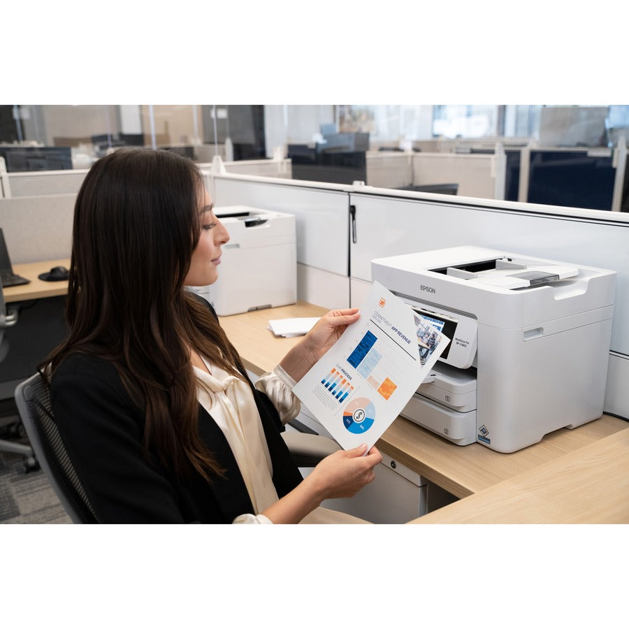 Epson WorkForce Pro WF-C4810 Color Multifunction Printer - Fast, Reliable Inkjet Printing