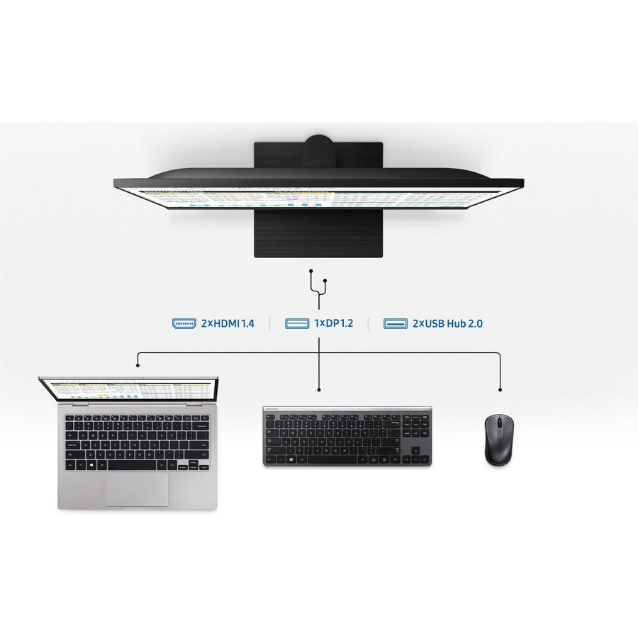 Samsung F22T454FQN 22-Inch Full HD IPS Monitor with Adjustable Stand and Multiple Connectivity