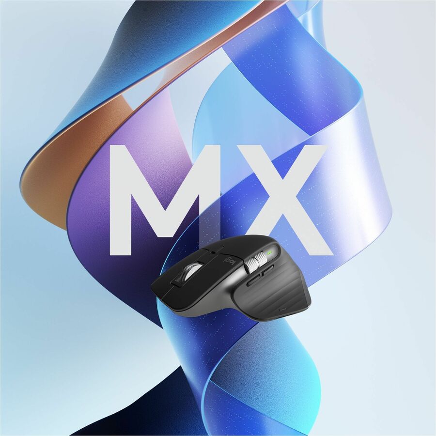 Logitech MX Master 3S Wireless Performance Mouse with 8K DPI, Quiet Clicks, and Flow Multi-Device Control – Black