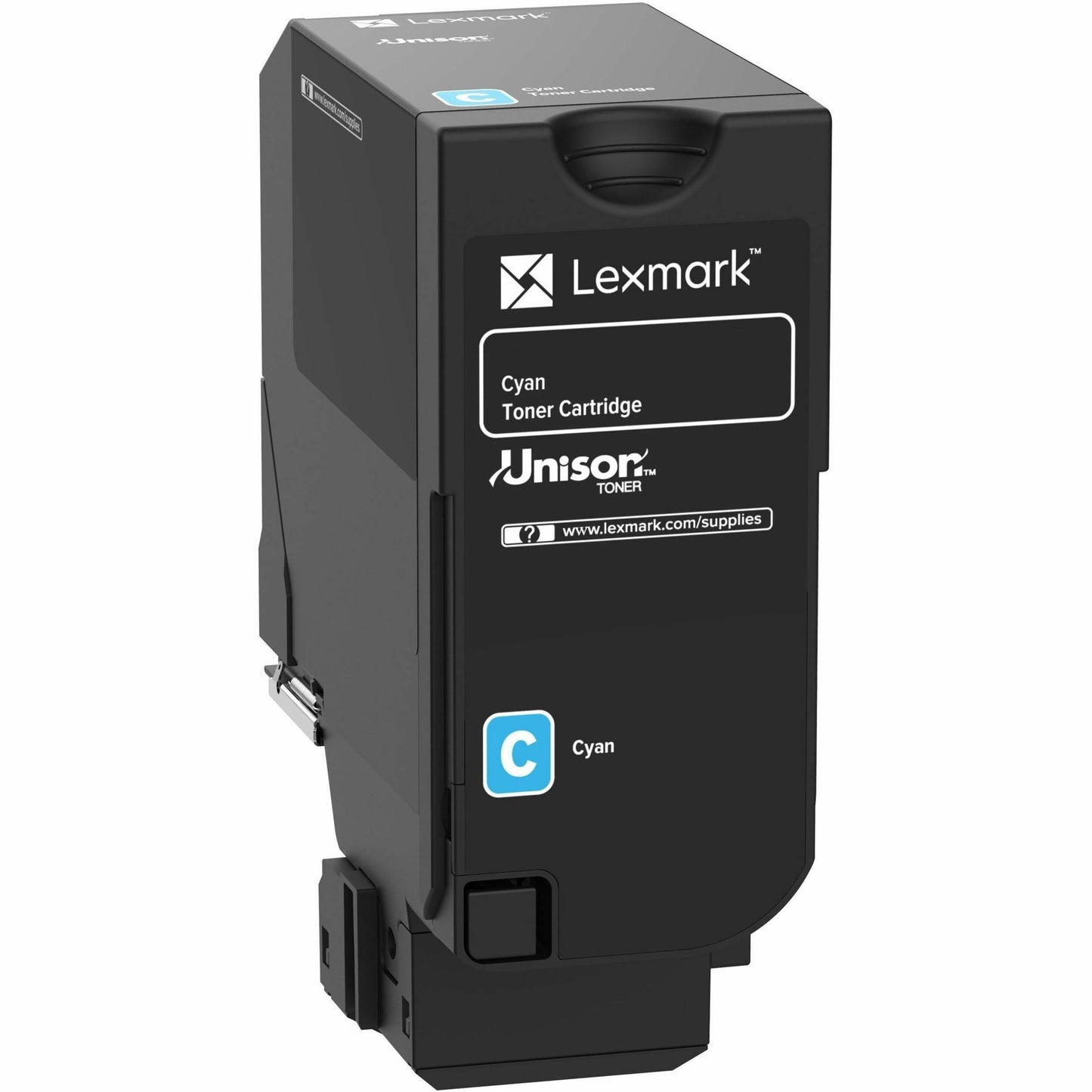 Lexmark Unison Original Cyan Laser Toner Cartridge - Part 71C80C0 for CS730, CX730, CX735, CS735