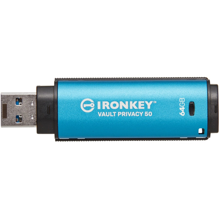 Kingston IronKey Vault Privacy 50 Series 64GB USB 3.2 Type A Flash Drive for Secure Data Storage