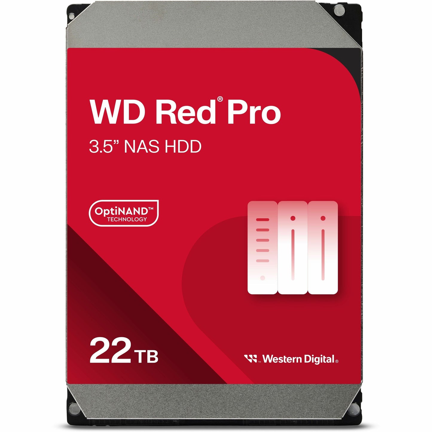 Western Digital Red Pro WD221KFGX 22TB Internal NAS Hard Drive with 7200 RPM and 512MB Cache