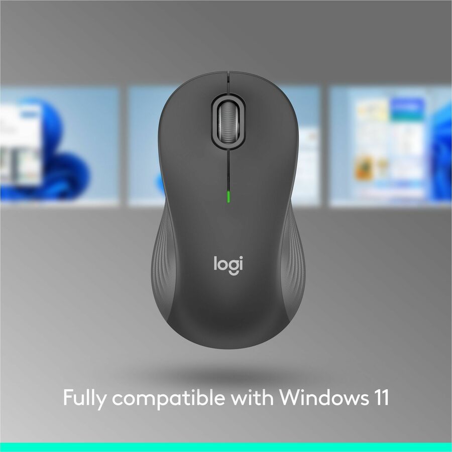 Logitech Signature M550 Wireless Mouse – Compact, Silent Clicks, Bluetooth & USB Connectivity, 2-Year Battery Life, Graphite