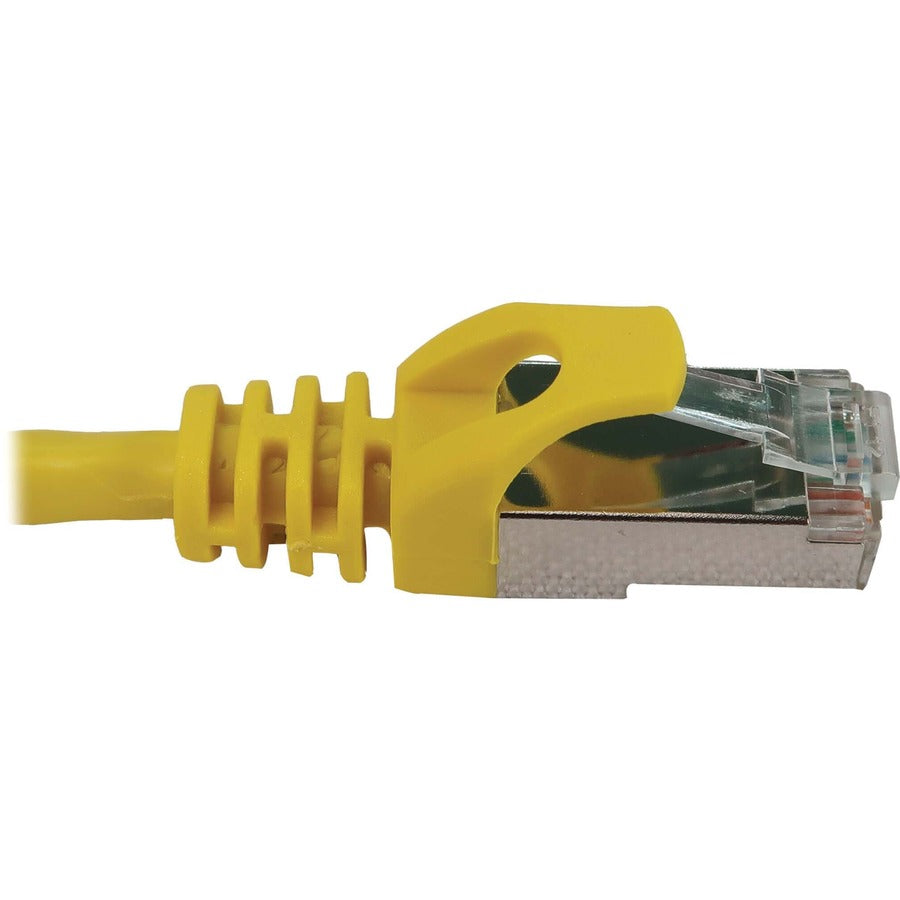 Eaton Tripp Lite Series Cat6a 10G Shielded Slim Ethernet Cable with PoE - 7 ft. (N262-S07-YW)