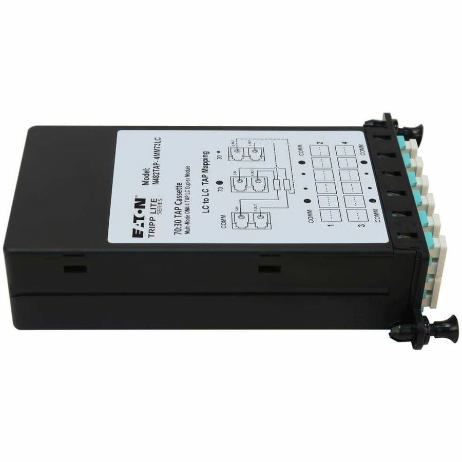 Eaton Tripp Lite Series N482TAP-4MM73LC Multimode Fiber Optic TAP Cassette with 70/30 Split Ratio