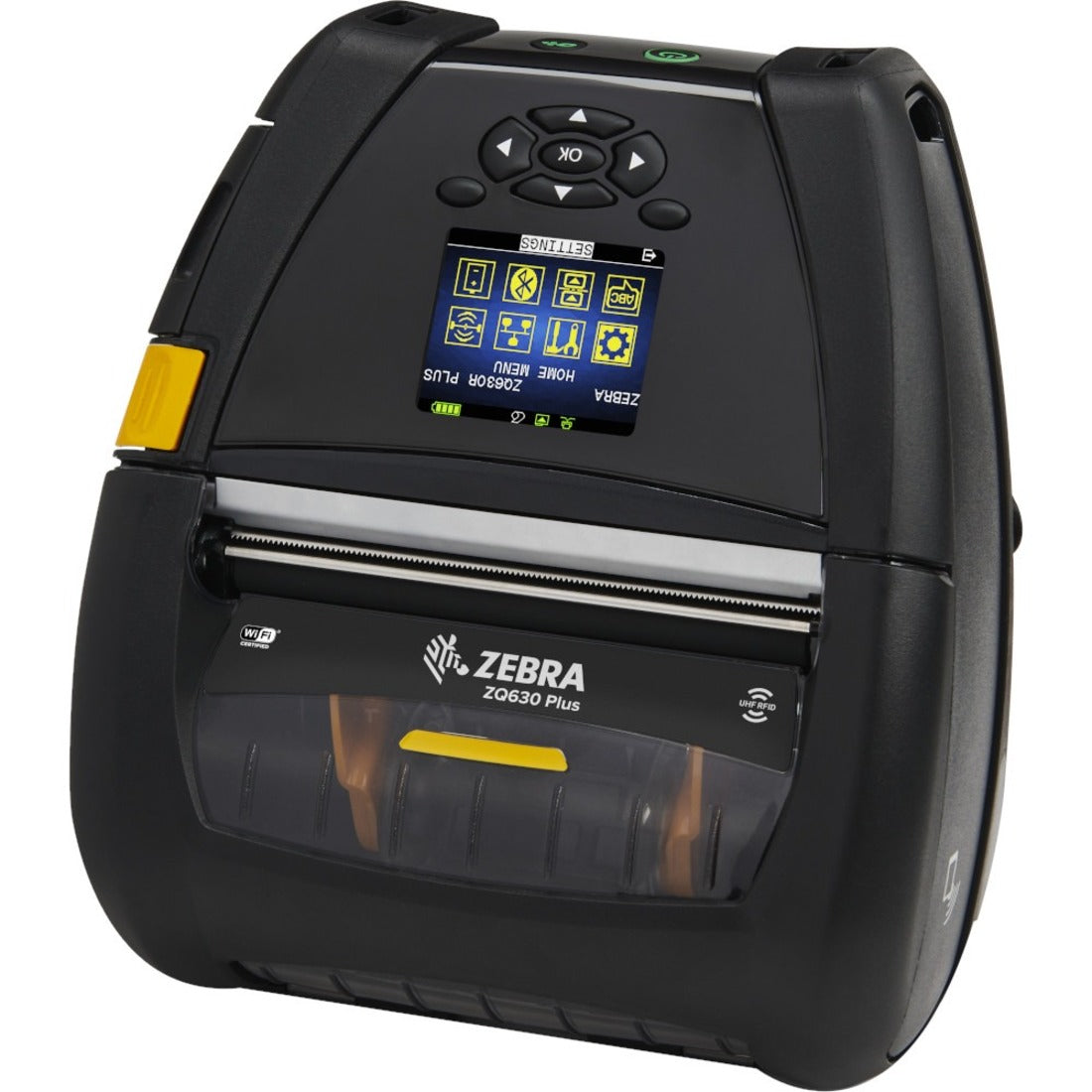 Zebra Technologies ZQ630 Plus Mobile Direct Thermal Printer - Monochrome Label and Receipt Printing with Bluetooth & NFC