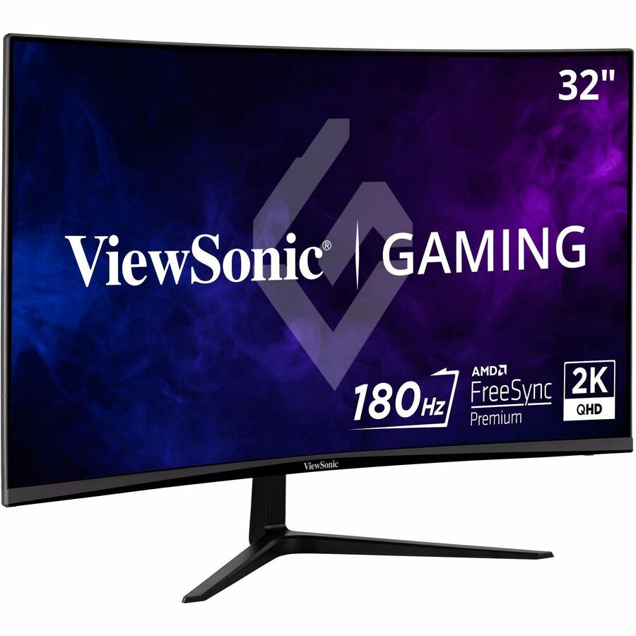 ViewSonic OMNI VX3218C-2K 32-inch Curved QHD Gaming Monitor with 180Hz Refresh Rate and FreeSync Premium