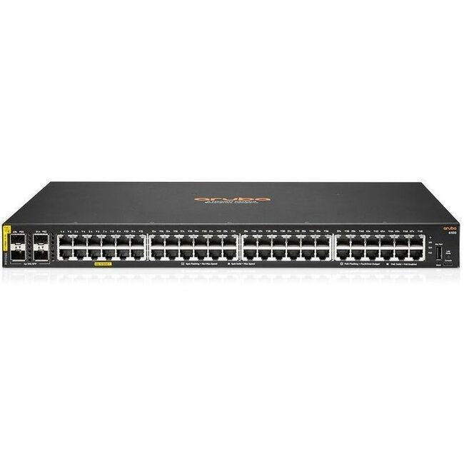Hewlett Packard Enterprise CX 6100 Ethernet Switch with 48 Ports and 10GbE Uplinks