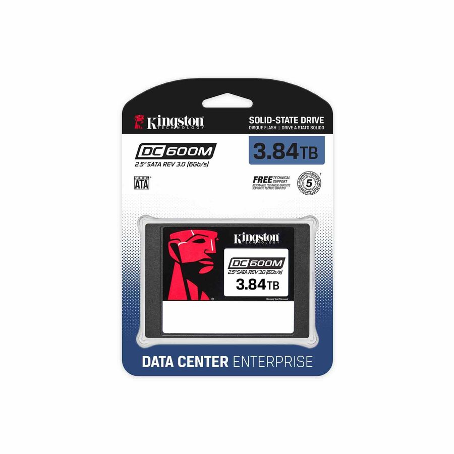Kingston Enterprise DC600M 3.84TB 2.5" SATA Internal SSD for Data Centers