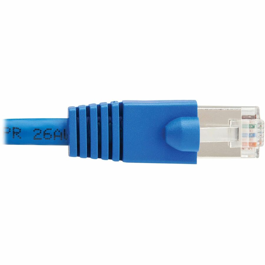 Eaton Tripp Lite Series Cat8 40G Snagless SSTP Ethernet Cable (RJ45 M/M), PoE, Blue, 10 ft