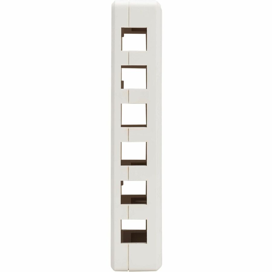 Eaton Tripp Lite Series Surface-Mount Box for Keystone Jacks - 12 Ports, White