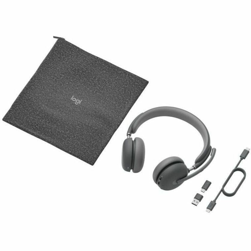 Logitech Zone Wireless 2 Headset with USB-C & USB-A | Noise-Canceling Business Headset for Teams and Calls