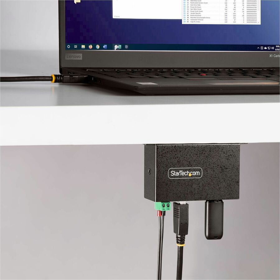 StarTech.com 4-Port Managed USB 3.2 Gen 1 Hub with Rugged Industrial Housing and Mounting Options