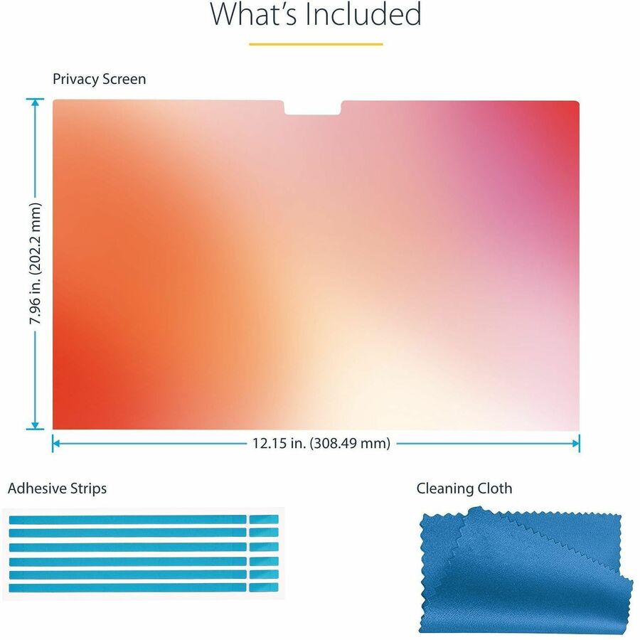 StarTech.com 14-Inch MacBook Pro Privacy Screen Filter with Gold Privacy Filter - Compatible with 2021 & 2023 Models