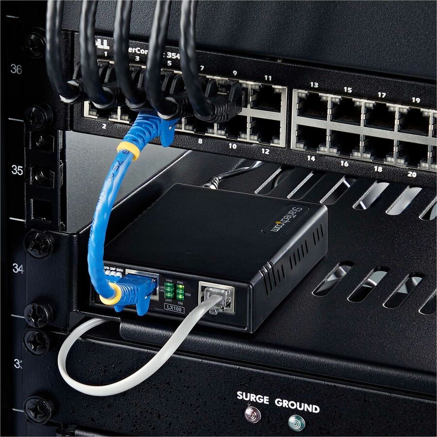 StarTech.com 10/100 Ethernet Extender Kit - Up to 0.5 miles (800 meters) Long-Range LAN Over Single or Dual Pair UTP