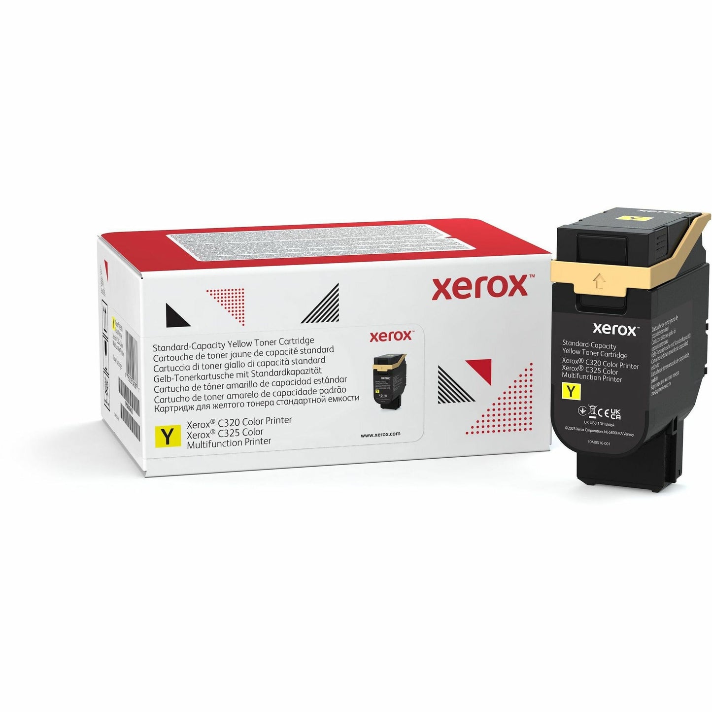 Xerox Genuine Yellow Toner Cartridge 006R04822 for Xerox C320 and C325 Printers