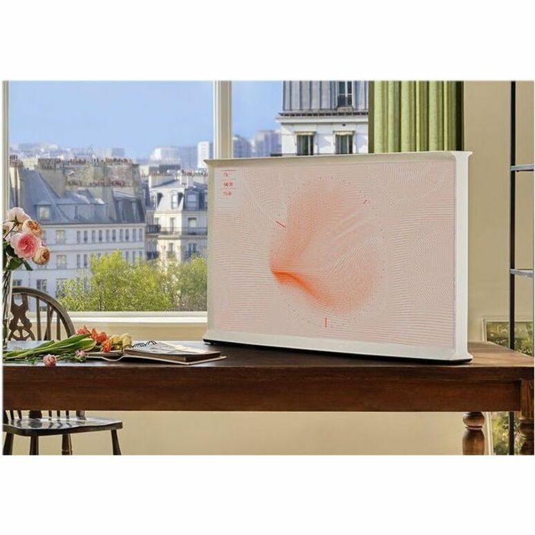 Samsung The Serif LS01D QN55LS01DAF 54.6-inch 4K UHD Smart LED-LCD TV in Cloud White