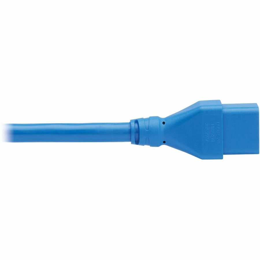 Eaton Tripp Lite Series P036-006-ABL Power Extension Cord, C20 to C19 – Heavy-Duty 20A 250V, 6 ft. Blue